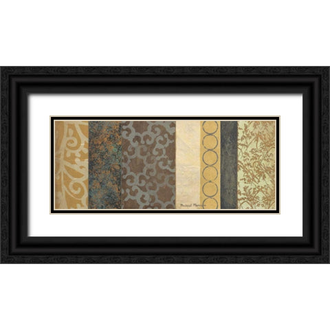 Dezolis II Black Ornate Wood Framed Art Print with Double Matting by Marcon, Michael