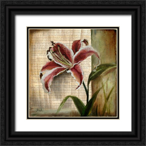 Vintage Studio I Black Ornate Wood Framed Art Print with Double Matting by Pinto, Patricia