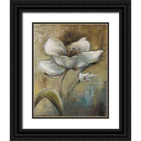 Spring I Black Ornate Wood Framed Art Print with Double Matting by Pinto, Patricia