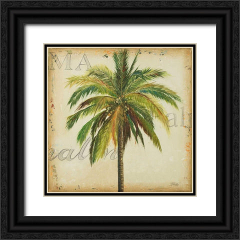 La Palma I Black Ornate Wood Framed Art Print with Double Matting by Pinto, Patricia
