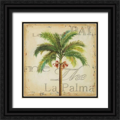 La Palma II Black Ornate Wood Framed Art Print with Double Matting by Pinto, Patricia
