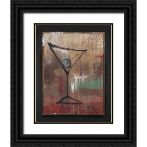 S.O.S. Club I Black Ornate Wood Framed Art Print with Double Matting by Hakimipour-Ritter