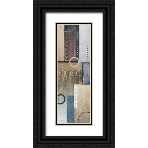 Colors of Rain I Black Ornate Wood Framed Art Print with Double Matting by Marcon, Michael