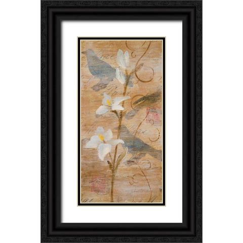 Morning Song I Black Ornate Wood Framed Art Print with Double Matting by Loreth, Lanie