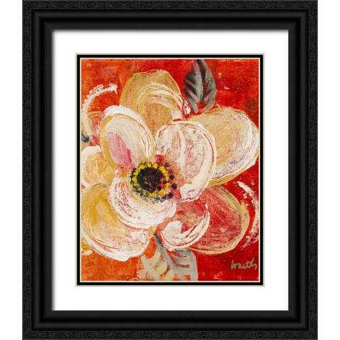 Dazzlin II Black Ornate Wood Framed Art Print with Double Matting by Loreth, Lanie