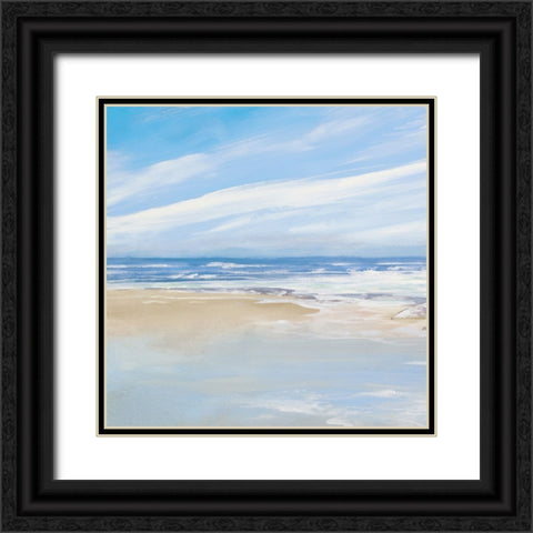 Sea Breeze I Black Ornate Wood Framed Art Print with Double Matting by Meneely, Dan
