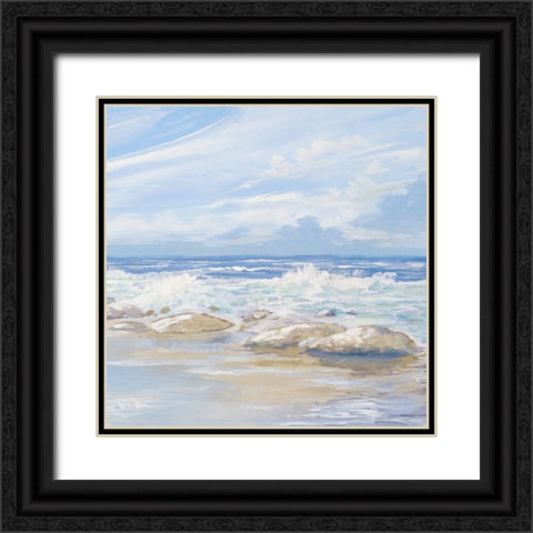 Sea Breeze II Black Ornate Wood Framed Art Print with Double Matting by Meneely, Dan