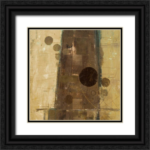 Theory I Black Ornate Wood Framed Art Print with Double Matting by Kingsley