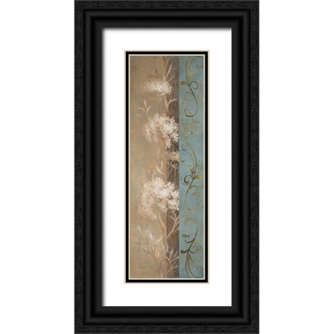Delicate Beauty in Blue  IV Black Ornate Wood Framed Art Print with Double Matting by Loreth, Lanie