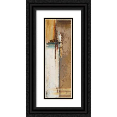 Oxido II Black Ornate Wood Framed Art Print with Double Matting by Pinto, Patricia