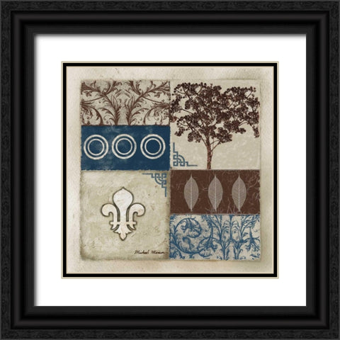 Enhancement II Black Ornate Wood Framed Art Print with Double Matting by Marcon, Michael