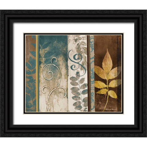 October Day I Black Ornate Wood Framed Art Print with Double Matting by Marcon, Michael