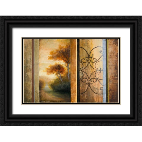 Momentary Radiance Black Ornate Wood Framed Art Print with Double Matting by Marcon, Michael