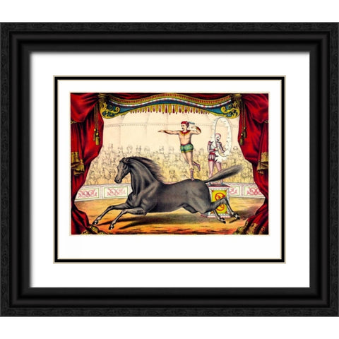 Single Leaf III Black Ornate Wood Framed Art Print with Double Matting by Marcon, Michael