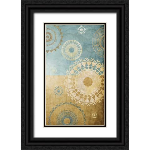 Botanical Changes I Black Ornate Wood Framed Art Print with Double Matting by Marcon, Michael
