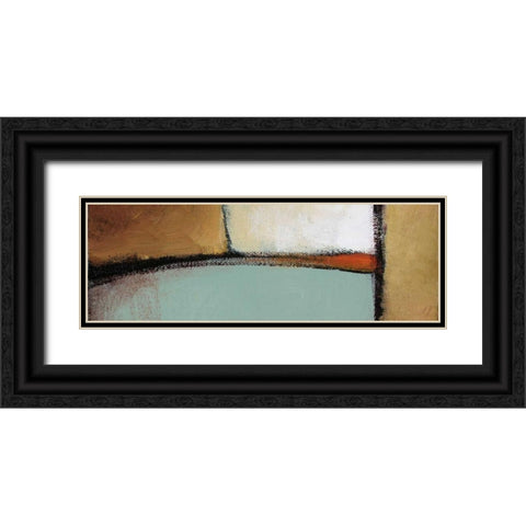 Golden Insight Panel II Black Ornate Wood Framed Art Print with Double Matting by Loreth, Lanie