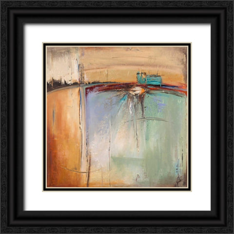 Escape I Black Ornate Wood Framed Art Print with Double Matting by Pinto, Patricia