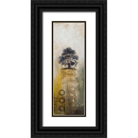 Silent Tree I Black Ornate Wood Framed Art Print with Double Matting by Marcon, Michael