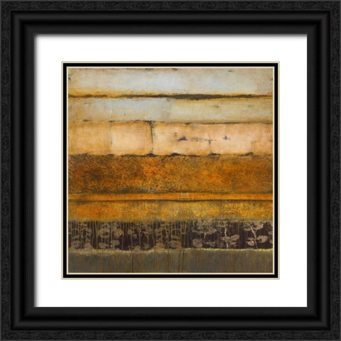 Natures Interlude Square II Black Ornate Wood Framed Art Print with Double Matting by Loreth, Lanie