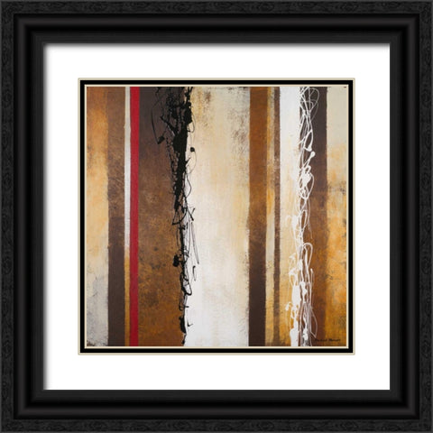 Breaking Loose I Black Ornate Wood Framed Art Print with Double Matting by Marcon, Michael