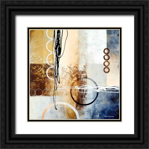 Intersections I Black Ornate Wood Framed Art Print with Double Matting by Marcon, Michael