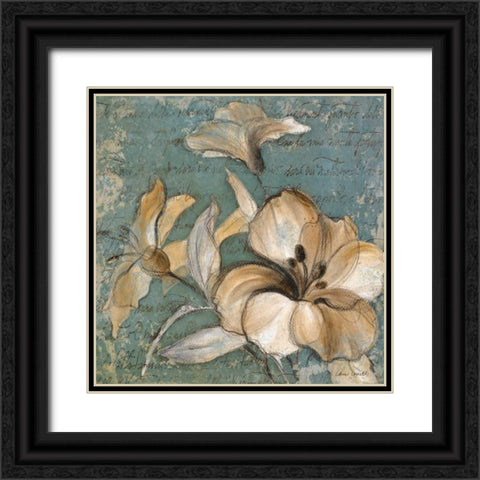 Whisper of Light I Black Ornate Wood Framed Art Print with Double Matting by Loreth, Lanie