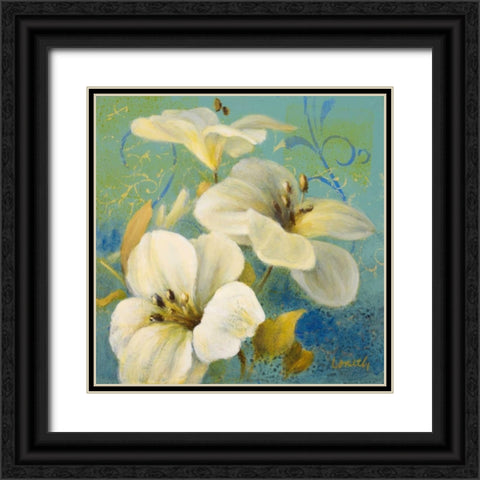 Bahama Breeze II Black Ornate Wood Framed Art Print with Double Matting by Loreth, Lanie