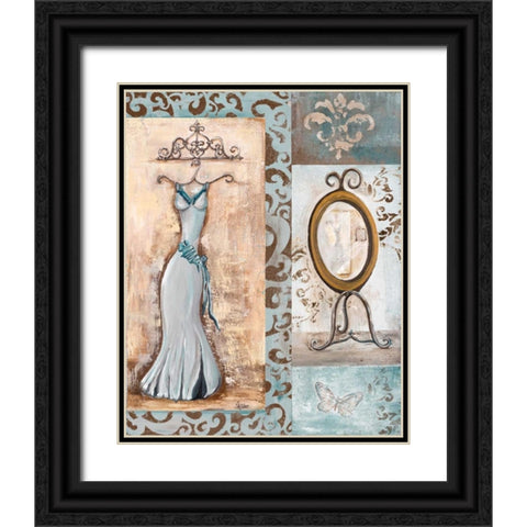 Dress Shop II Black Ornate Wood Framed Art Print with Double Matting by Ritter, Gina