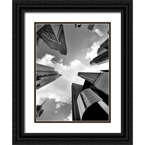 Zenith Black Ornate Wood Framed Art Print with Double Matting by Lake, Shelley