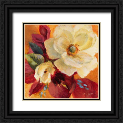 Billowing Blooms II Black Ornate Wood Framed Art Print with Double Matting by Loreth, Lanie