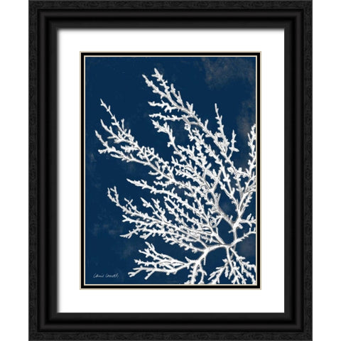 Coastal Coral I Black Ornate Wood Framed Art Print with Double Matting by Loreth, Lanie