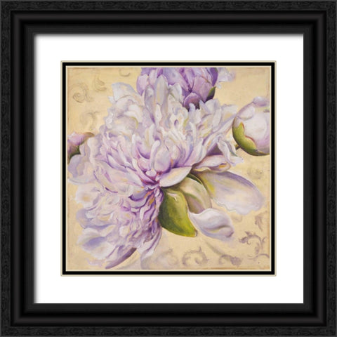 In Bloom I Black Ornate Wood Framed Art Print with Double Matting by Pinto, Patricia