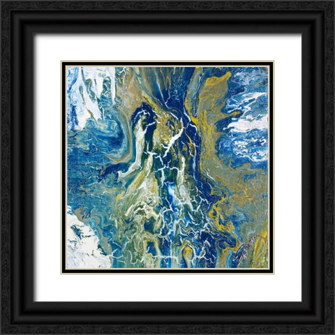 Tropical Storm I Black Ornate Wood Framed Art Print with Double Matting by Gonzalez, Roberto