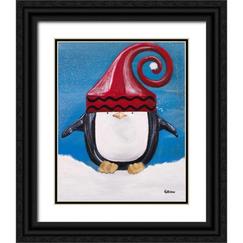 Paddison and Friends III Black Ornate Wood Framed Art Print with Double Matting by Ritter, Gina