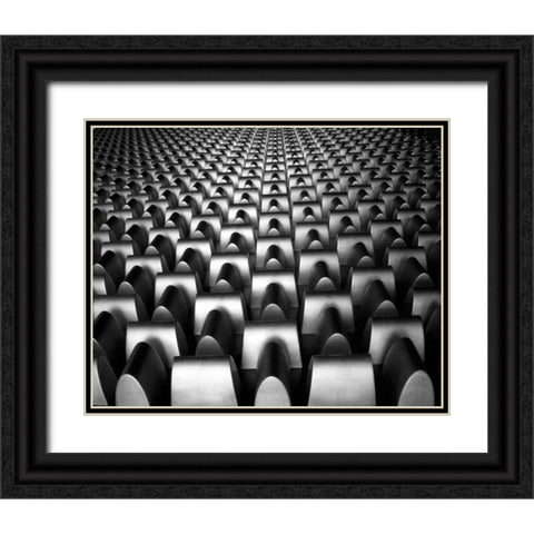 Industrial I Black Ornate Wood Framed Art Print with Double Matting by Rodriguez, Jairo