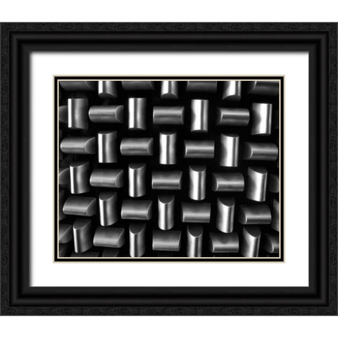Industrial II Black Ornate Wood Framed Art Print with Double Matting by Rodriguez, Jairo