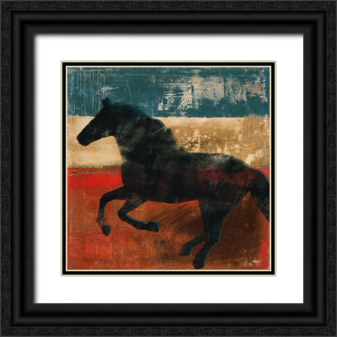 Wild and Free I Black Ornate Wood Framed Art Print with Double Matting by Meneely, Dan
