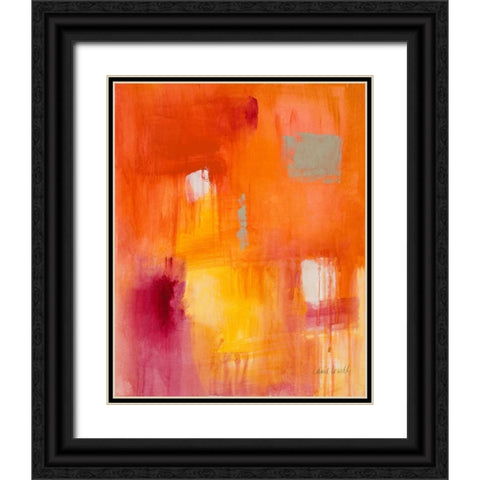 Summer Song II Black Ornate Wood Framed Art Print with Double Matting by Loreth, Lanie