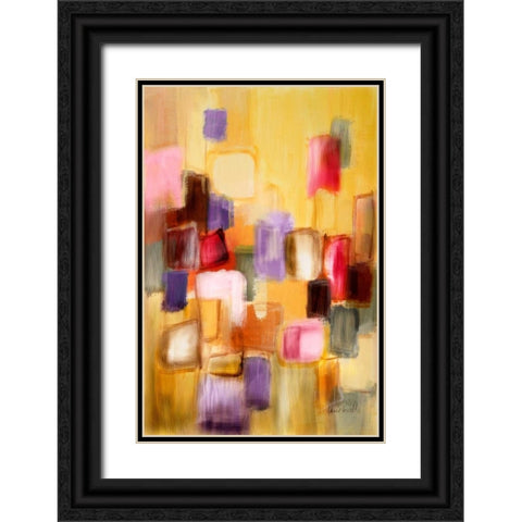 Sonata II Black Ornate Wood Framed Art Print with Double Matting by Loreth, Lanie