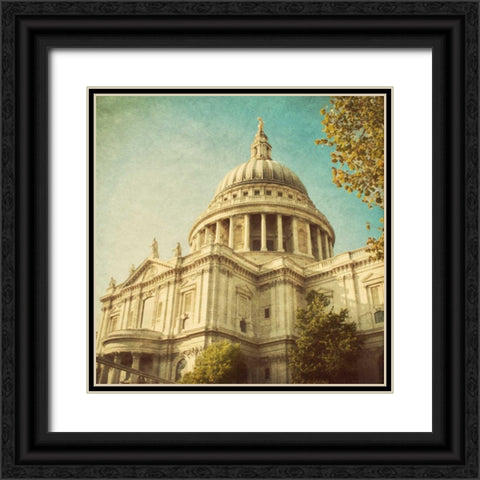 London Sights III Black Ornate Wood Framed Art Print with Double Matting by Navas, Emily