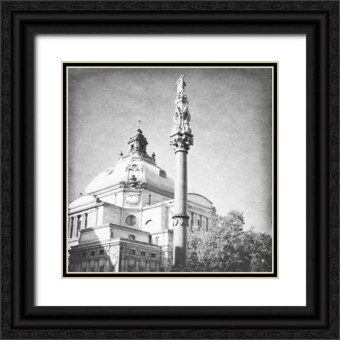 London Sights IV Black Ornate Wood Framed Art Print with Double Matting by Navas, Emily
