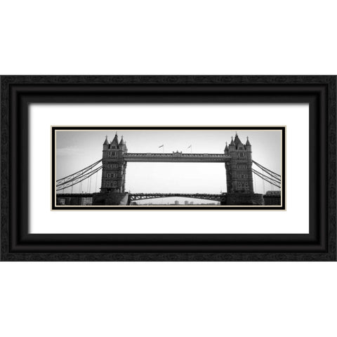 London Bridge Black Ornate Wood Framed Art Print with Double Matting by Navas, Emily