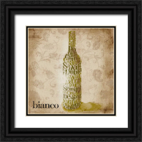 Type of Wine II Black Ornate Wood Framed Art Print with Double Matting by SD Graphics Studio