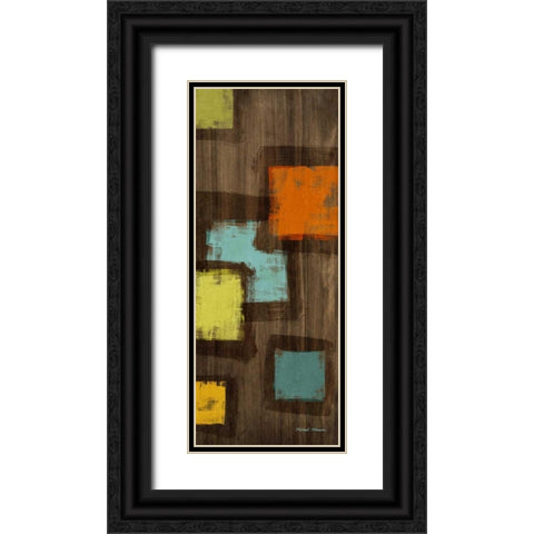 Juna II Black Ornate Wood Framed Art Print with Double Matting by Marcon, Michael