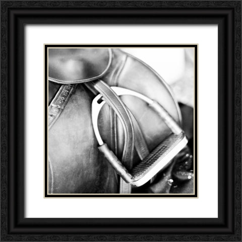 Derby Square II Black Ornate Wood Framed Art Print with Double Matting by Bryant, Susan