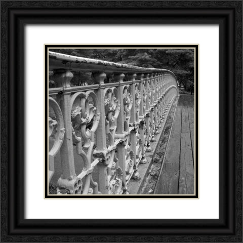 Walk Across I Black Ornate Wood Framed Art Print with Double Matting by Rodriguez, Jairo