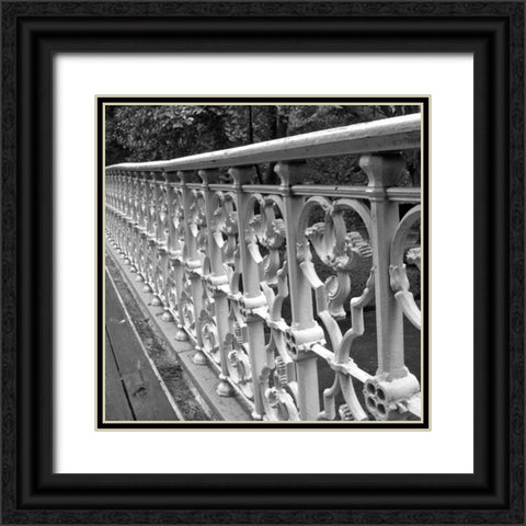 Walk Across II Black Ornate Wood Framed Art Print with Double Matting by Rodriguez, Jairo