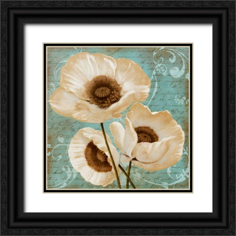 Afternoon Bloom II Black Ornate Wood Framed Art Print with Double Matting by Rhyan, Vivien