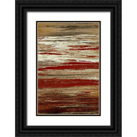 Seated Sunset Black Ornate Wood Framed Art Print with Double Matting by Gonzalez, Roberto