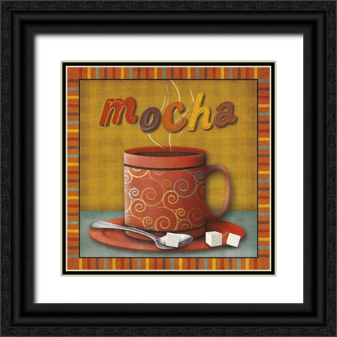 Mocha Black Ornate Wood Framed Art Print with Double Matting by Studio, Sd Graphics
